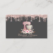 Mixer Flowers Roos Gold Drivers Bakery Visitekaartje (Voorkant)