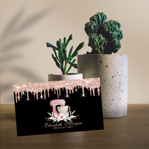 Mixer Flowers Roos Gold Drivers zwart, jouw Logo Visitekaartje