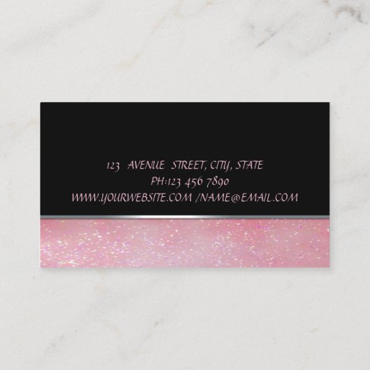 Mixer Flowers Sweets Bakery Visitekaartje (Achterkant)