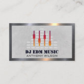 Mixer | Geluidstechnicus Producent | Muzikant Visitekaartje (Voorkant)