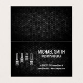 Mixer | Geometrische achtergrond Visitekaartje (Buitenkant ongevouwen)