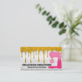 Mixer | Glitter Drip (goudglitter) Visitekaartje (Staand voorkant)
