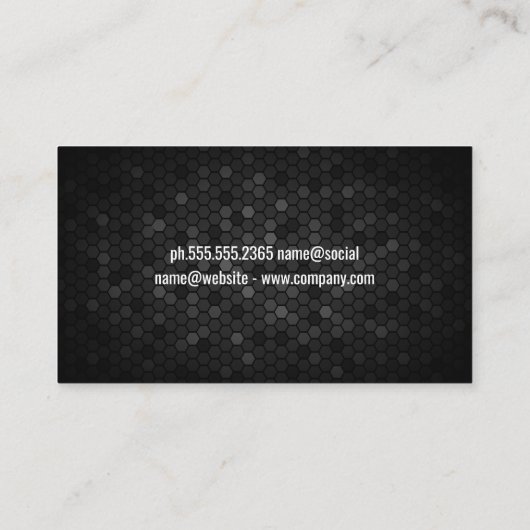 Mixer | Kleurrijke muziek geluidsgolf Visitekaartje (Achterkant)