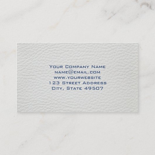 mixer | Leren achtergrond Visitekaartje (Achterkant)