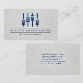 mixer | Leren achtergrond Visitekaartje (Voorkant / Achterkant)