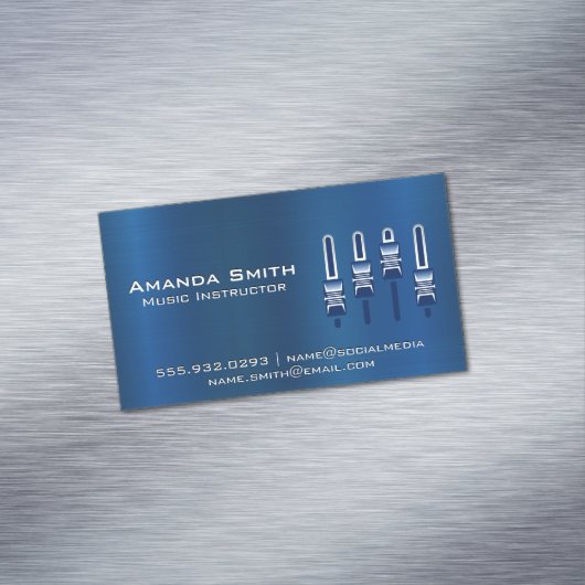 Mixer Magnetisch Visitekaartje (Voorbeeld)