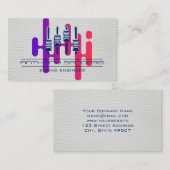 Mixer | Muziek Equalizer Geluidsachtergrond Visitekaartje (Voorkant / Achterkant)