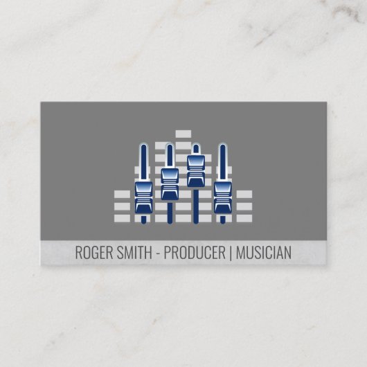 Mixer | Muzikant | Geluidstechnicus Producent | DJ Visitekaartje (Voorkant)