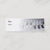 Mixer Studio Recording Sound Engineer Mini Visitekaartje (Achterkant)