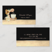 Mixer Sunflower Bokeh Sweets Bakery Visitekaartje (Voorkant / Achterkant)