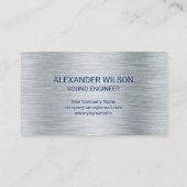 Mixer Visitekaartje (Achterkant)