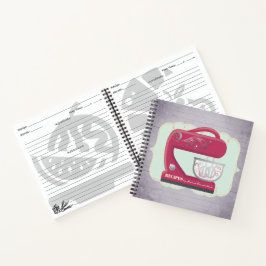  mixer voor persoonlijk kookboek recept notebook notitieboek