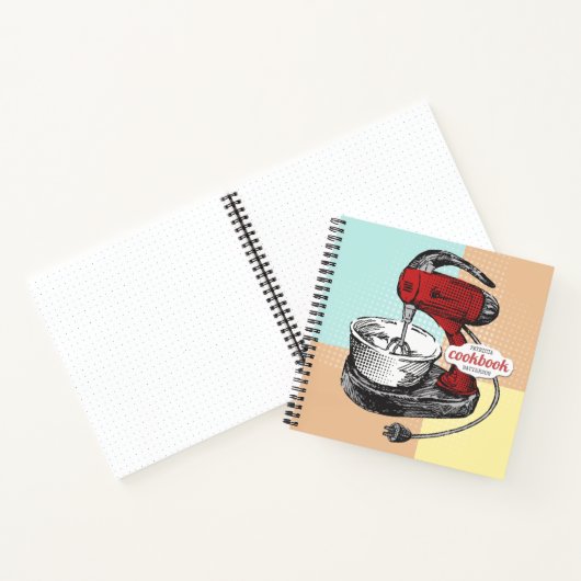 mixer voor persoonlijk kookboek recept notebook notitieboek (Binnen)