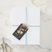 Mixer Zonnebloemen Druppels Bakkerij Cadeaulabel (Met Touw)