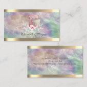 Mixerfler Gold Stripe holografische Parelbakkerij Visitekaartje