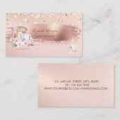 Mixerventilator, Confetti, penseelstreekkoken Visitekaartje (Voorkant / Achterkant)