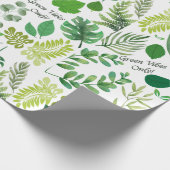 MixGreen Leaf Patterned Cadeaupapier (Hoek)