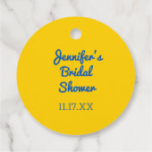 mixing Bowl aangepaste tekst Bedankjes Labels (Achterkant)