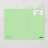 MIXMATCH DARK EMERALD GREEN WHITE GLITTER BACKGROU BRIEFKAART (Achterkant)