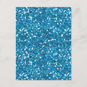 MIXMATCH ROYAL BLAUW WITTE GLITTER ACHTERGROND TEM BRIEFKAART