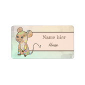 Mixmaus Etiket (Voorkant)