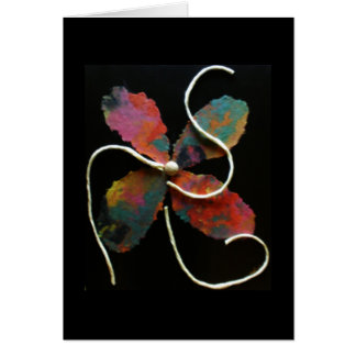 MixMedia Flower Art-kaart
