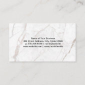 Mixologie | Cocktaildranken | Marmer Visitekaartje (Achterkant)