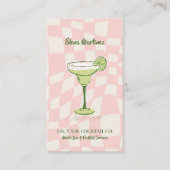 Mixologist Branding | Cocktail-Inspired Mobile Bar Visitekaartje (Voorkant)