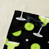 Mixologist Cocktail Barman Stijlvol Groen Zwart Strandlaken (In situ)