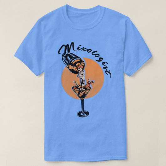 Mixoloog Barkeeper Bartender Gift T-shirt (Design voorkant)