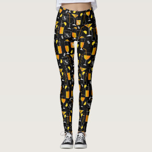 Mixoloog barman cocktails en drinken leggings