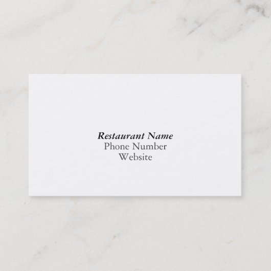 Mixoloog Bartender Visitekaartje (Achterkant)