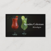 Mixoloog Bartender Visitekaartje (Voorkant)