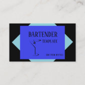 Mixoloog bartender visitekaartjes (Voorkant)