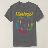 Mixoloog Cocktail Bartender T-shirt (Design voorkant)