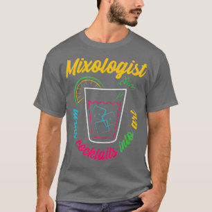 Mixoloog Cocktail Bartender T-shirt