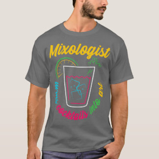Mixoloog Cocktail Bartender T-shirt