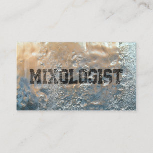 Mixoloog Cool Frosted Visitekaartje