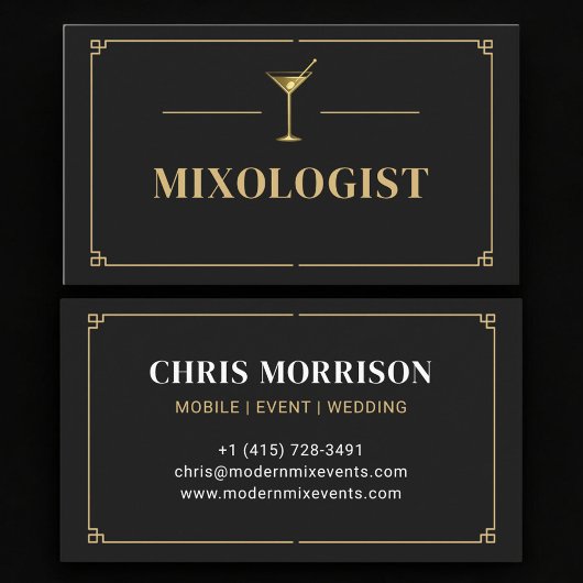 Mixoloog Professional Visitekaartje
