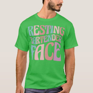 Mixoloog Resting Bartender Face 2 T-shirt