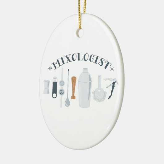 Mixoloog tools keramisch ornament (Links)