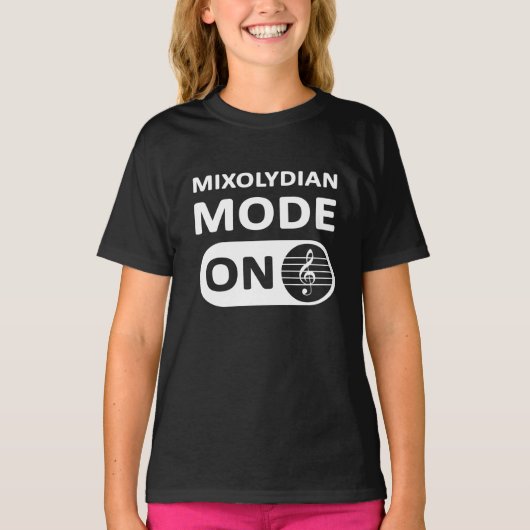 Mixolydian Music Mode On - kinderen T-shirt (Voorkant)