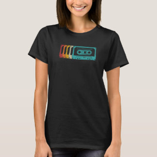 Mixtape 80s 90s  kostuum Retro Cassette Tap T-shirt