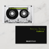 Mixtape 80s Retro Helder Cassette Zakelijke Kaarte Visitekaartje (Voorkant / Achterkant)