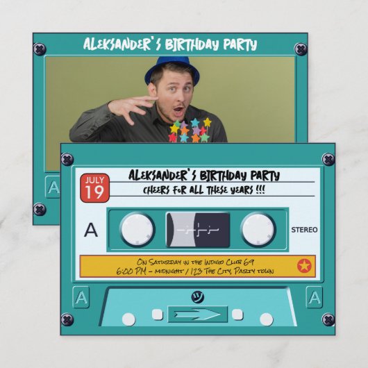 Mixtape '86 kaart (Voorkant / Achterkant)