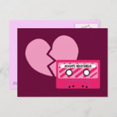 MixTape Heartbreak Briefkaart (Voorkant / Achterkant)