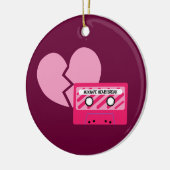 MixTape Heartbreak Keramisch Ornament (Links)