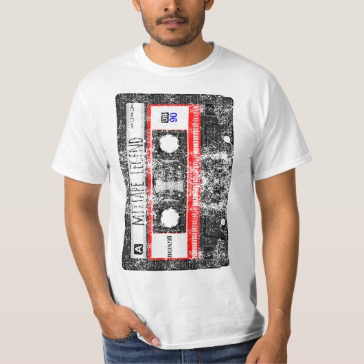 Mixtape Legend Cassette - Hip Hop DJ  T-shirt (Voorkant)