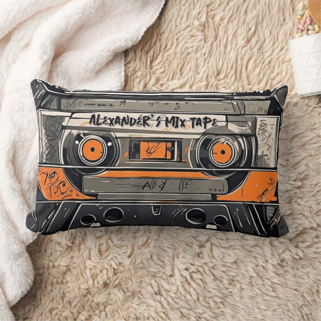 Mixtape Memories Lendenkussen Kussen (Deken)