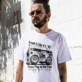 Mixtapes, Bass, and Rewind Days – 90s Music Nostal T-shirt